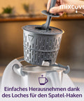 verbesserte Version Salatschleuder kompatibel mit Thermomix TM6 TM5 – waschen und trocknen von Salat – Salattrockner - auch zum Kochen geeignet