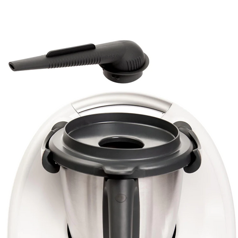 mixcover Steamy Wasserdampf-Ableiter Dampfaufsatz Dunstabzug Möbelschutz steam pipe aus Silikon kompatibel mit Thermomix TM6 TM5 TM31 Monsieur Cuisine Connect Monsieur Cuisine Smart