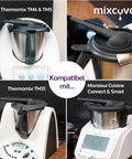 mixcover Steamy Wasserdampf-Ableiter Dampfaufsatz Dunstabzug Möbelschutz steam pipe aus Silikon kompatibel mit Thermomix TM6 TM5 TM31 Monsieur Cuisine Connect Monsieur Cuisine Smart