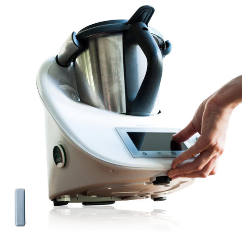 unsichtbarer Gleiter Slider Zubehör für Thermomix TM6 TM5 Küchenmaschine - die selbstklebende, effektive, günstige Alternative zum Gleitbrett