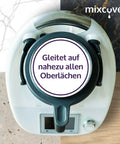 unsichtbarer Gleiter Slider Zubehör für Thermomix TM6 TM5 Küchenmaschine - die selbstklebende, effektive, günstige Alternative zum Gleitbrett