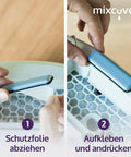 unsichtbarer Gleiter Slider Zubehör für Thermomix TM6 TM5 Küchenmaschine - die selbstklebende, effektive, günstige Alternative zum Gleitbrett