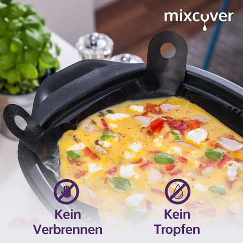 mixcover Dauerbackfolie – Backpapier für Varoma Einlegeboden passend für Thermomix TM7 (3er-Set)