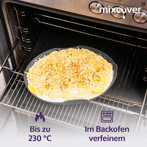 Dampfgarform Silikonform Auflaufform kompatibel mit Thermomix TM7 für Varoma Einlegeboden - Zubehör für TM7