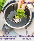 Mixtopf Verkleinerung für Thermomix TM6 TM5 Häcksel Helfer, Verkleinert den Mixtopf für effizienteres Häckseln, Pürieren ,Schneiden
