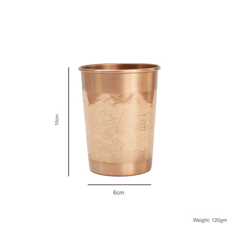 Kupferbecher Paradies, 300 ml