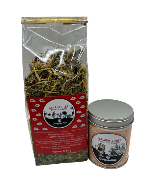 Geschenk Magenträs + Glarner Tee