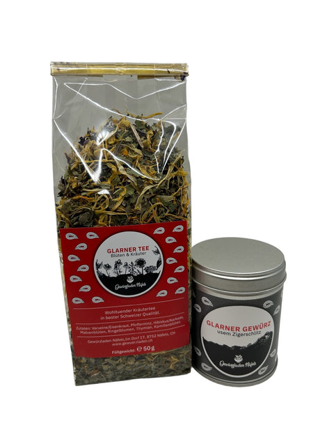 Geschenk Magenträs + Glarner Tee