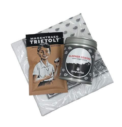 Geschenk Serviette + Glarner Gewürz