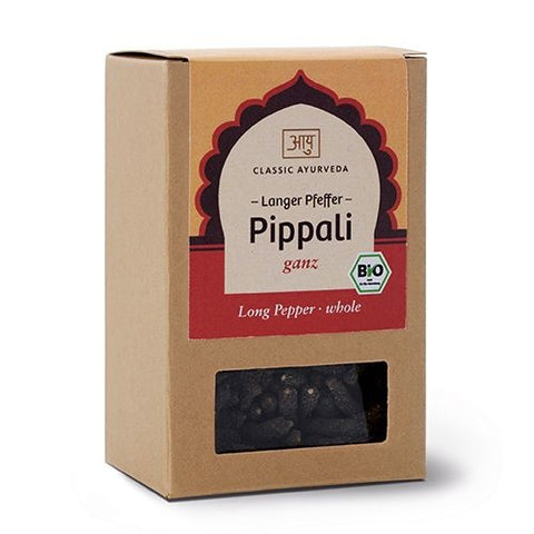 Langer Pfeffer (Pippali), ganz, Bio, 50g