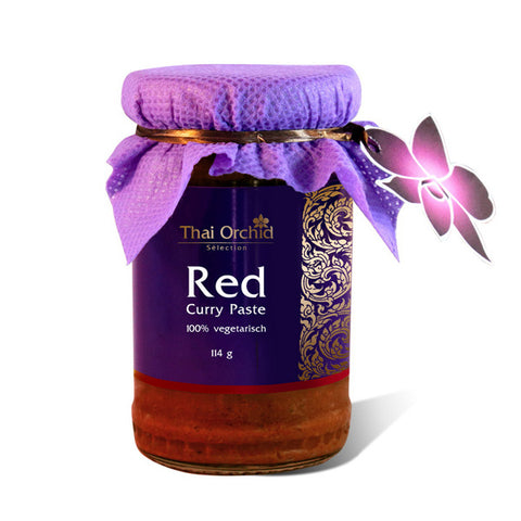 Rote Currypaste (Red Curry Paste), vegetarisch, 114g