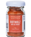 Rotholz gemahlen 14g im Glas