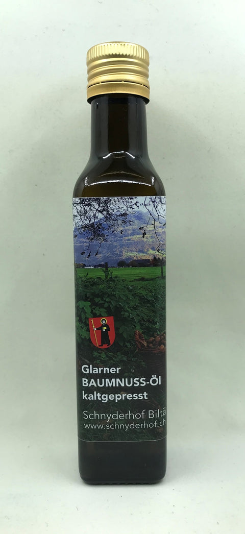 Glarner Baumnuss-Öl kaltgepresst, 1dl  