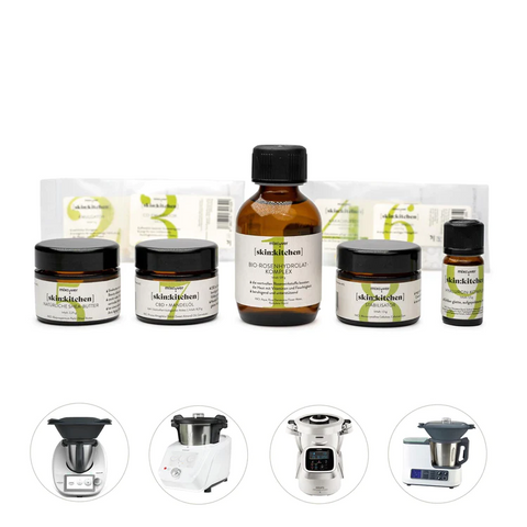 Naturkosmetik Hyaluron Gesichtscreme für Küchenmaschinen wie Thermomix oder Monsieur Cuisine Connect, Monsieur Cuisine Smart