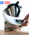 unsichtbarer Gleiter Slider Zubehör für Thermomix TM6 TM5 Küchenmaschine - die selbstklebende, effektive, günstige Alternative zum Gleitbrett