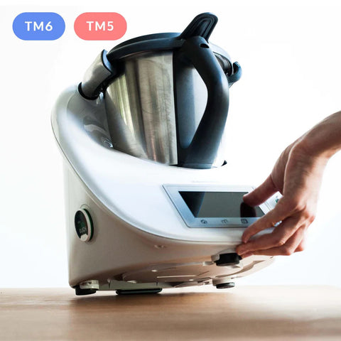 unsichtbarer Gleiter Slider Zubehör für Thermomix TM6 TM5 Küchenmaschine - die selbstklebende, effektive, günstige Alternative zum Gleitbrett